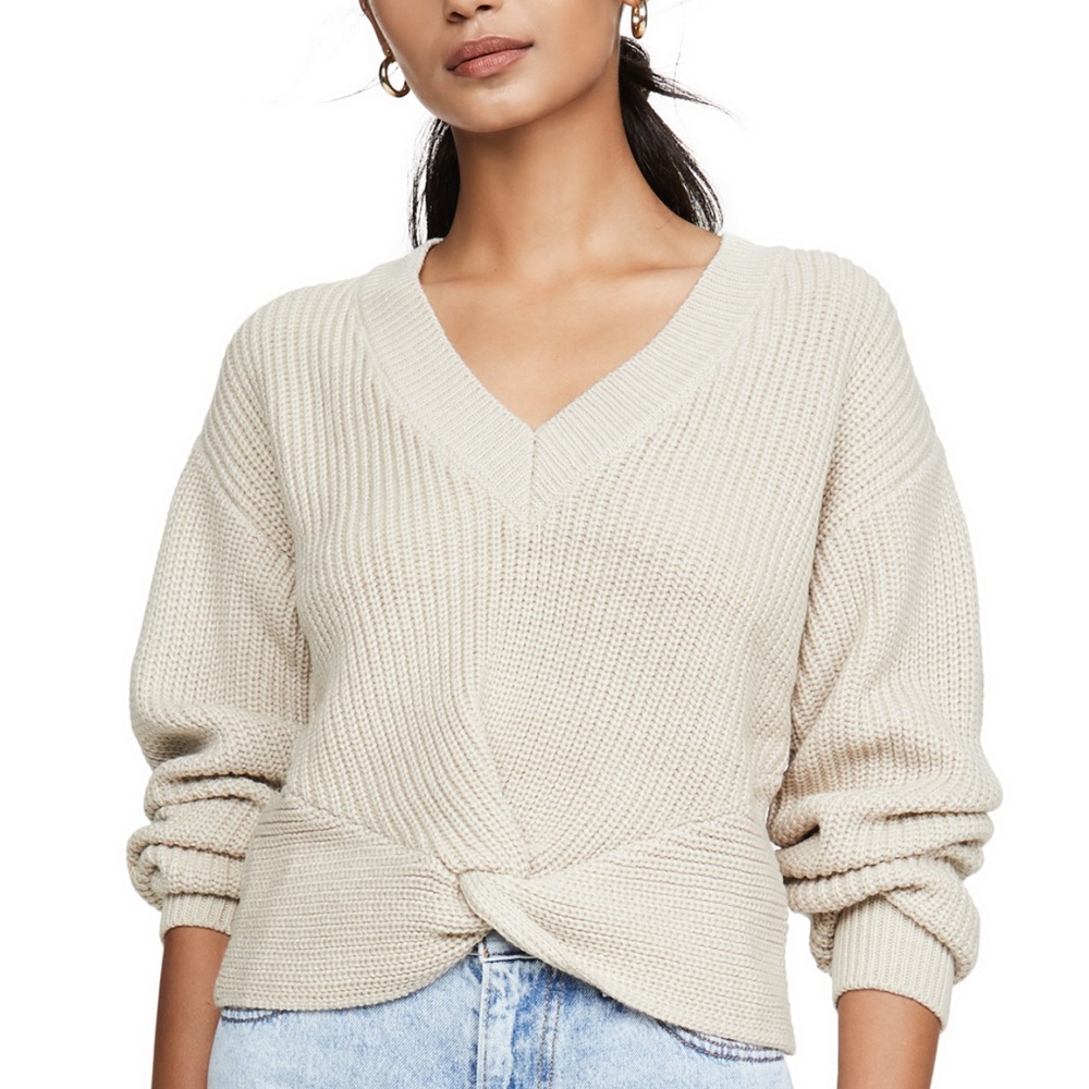 Cream Cropped Sweater